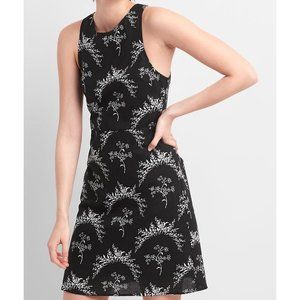 Gap Linen Floral Sheath Dress w/Pockets 20